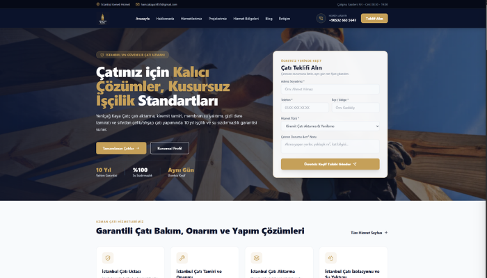 Yeniçağ Kaya Çatı İnşaat